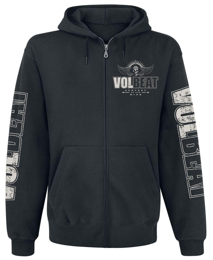 Volbeat Servant of The Mind Männer Kapuzenjacke schwarz Band-Merch, Bands, Nachhaltigkeit M Schwarz,