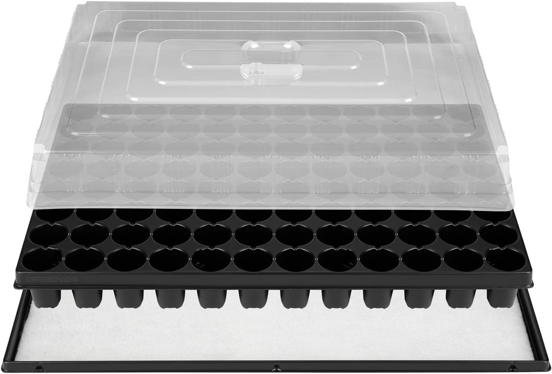 MegaPonic MP96 Zimmer-Gewächshaus gross XXL Plus mit automatischer Bewässerung, Profi Anzucht Topf-P
