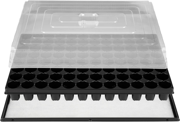 MegaPonic MP96 Zimmer-Gewächshaus gross XXL Plus mit automatischer Bewässerung, Profi Anzucht Topf-P