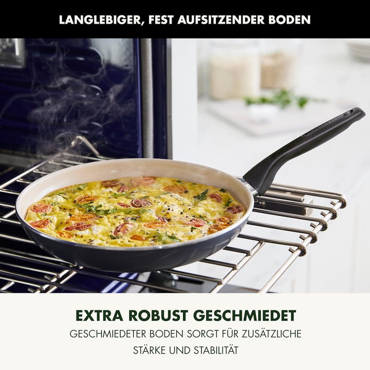 GreenPan Rio Gesunde Antihaft-Keramik Bratpfanne 18 cm, PFAS-frei, Stay-Cool-Griff, Backofenfest bis