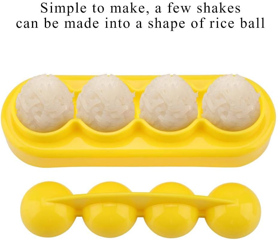 TOPINCN DIY Kleine Sushi Reisbällchen Form Lebensmittelqualität Pp Material Handwerk Reisrolle Form