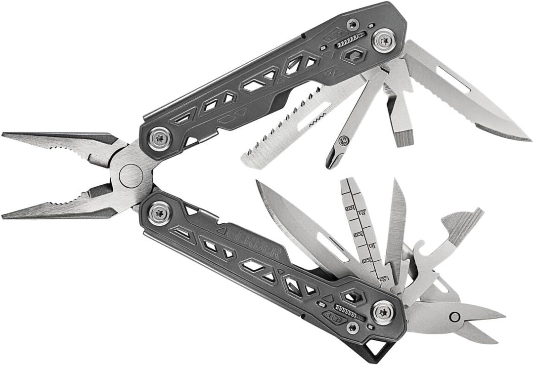 Gerber Multifunktionswerkzeug mit Nylon-Scheide und 17 Funktionen, Truss Multi-tool, 31-003304 17 To