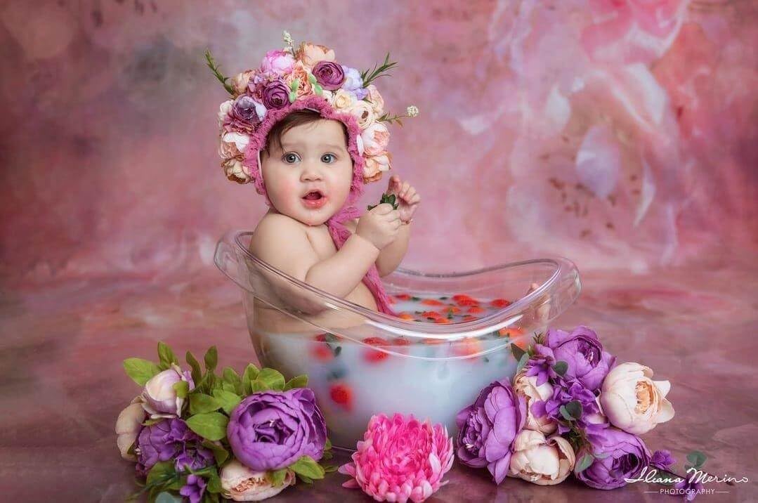 Kate Foto Hintergrund 5x7ft/1.5x2.2m Strukturierte Abstrakte Blumen Fotografie Kulisse Blumenporträt