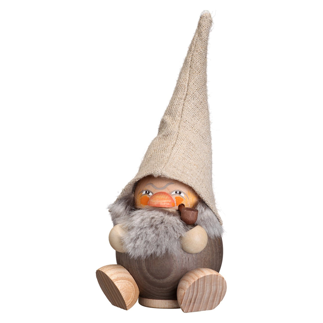 Seiffener Volkskunst | Räuchermann Figur | Waldzwerg 19 cm | Räucherfigur | Räuchermännchen Erzgebir