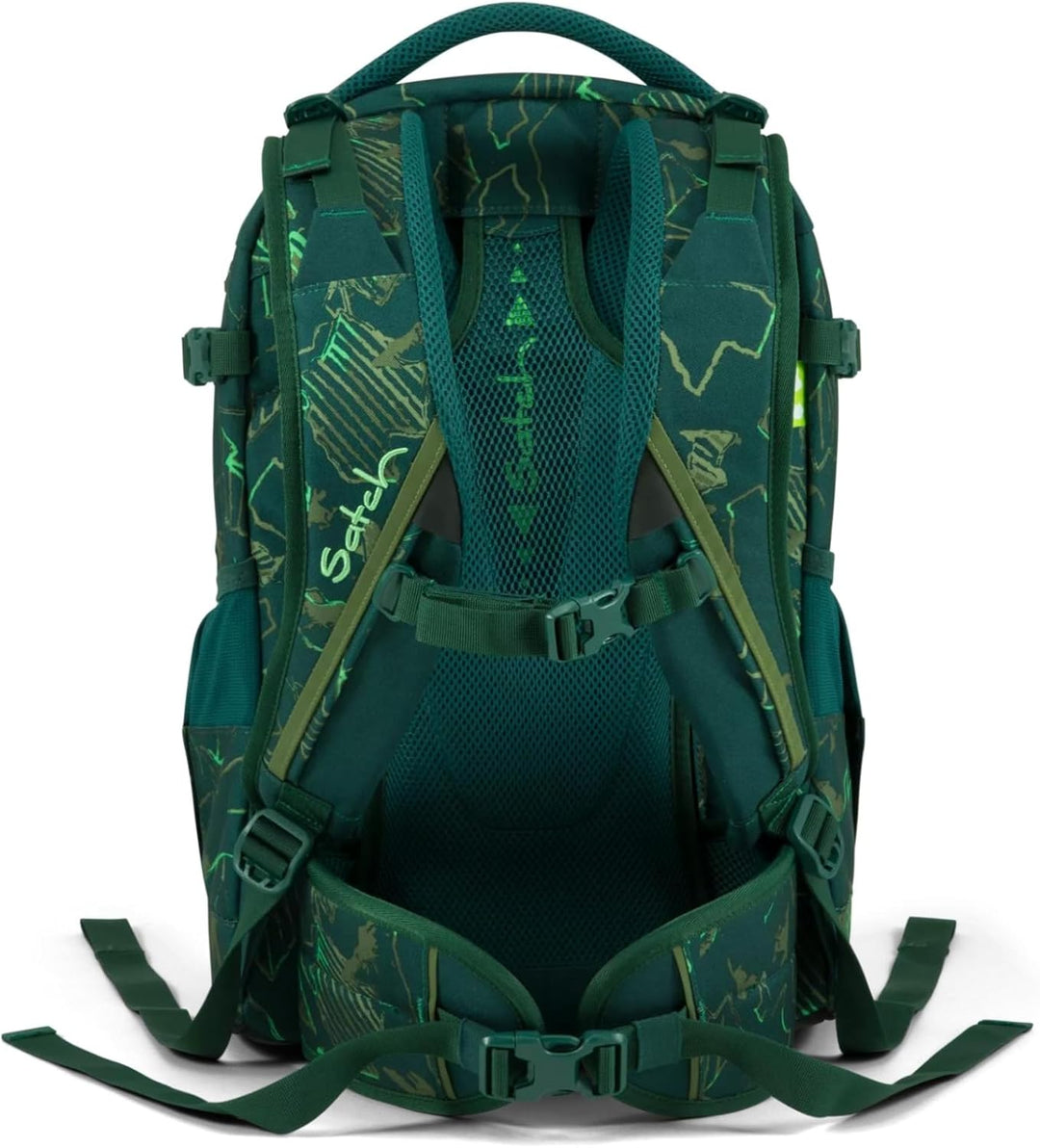 Satch Pack ab 5. Klasse ergonomisch 30L Stauraum standfest Organisationstalent 45 cm Green Compass,