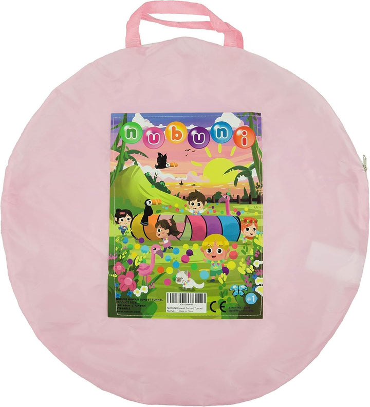 NUBUNI Tunnel XL 180 cm. : Tunnel Kinder : Kriechtunnel : Krabbeltunnel für Kinder : Spieltunnel Kin