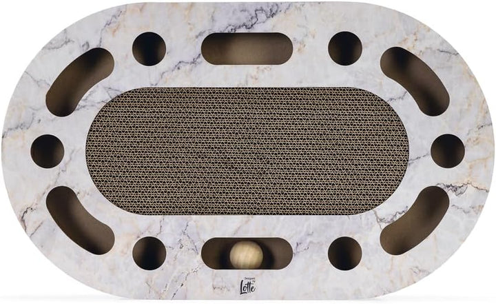 Designed by Lotte MEDA, Kratzspielzeug, Karton, Beige, 58x35x6 cm, Beige