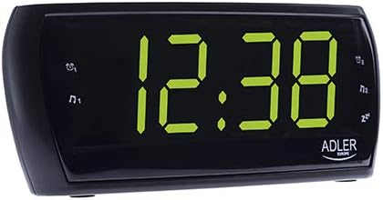 Radiowecker Uhrenradio Uhr Wecker AM/FM Radio Helligkeitsregler mit extra grossem Display Single, Si