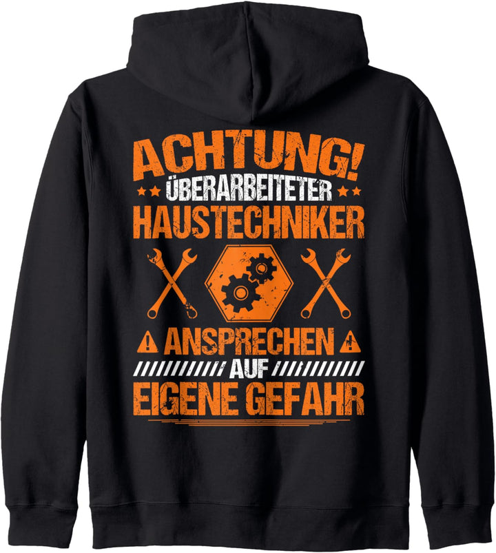 Überarbeiteter Haustechniker Kapuzenjacke