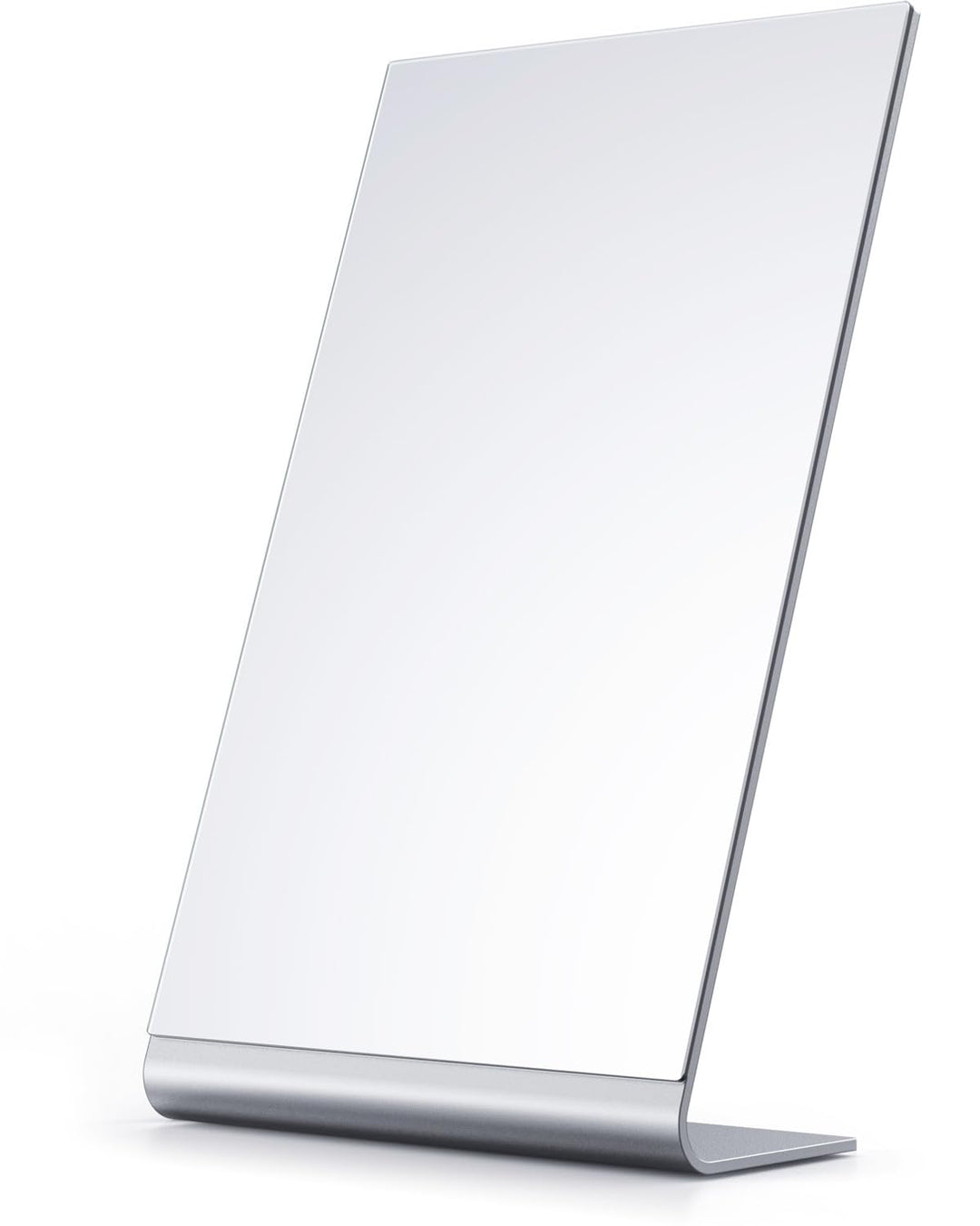 NEZZOE Kosmetikspiegel Make up Spiegel, 30cm Aluminium Tischspiegel, Schminkspiegel für Theke, Schla