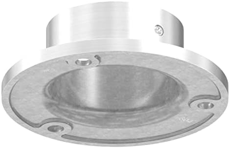 Ankerplatte | Masse: Ø 80 mm | für Rundrohr: Ø 48,3 mm | V2A