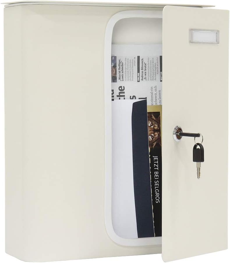 Rottner Briefkasten Splashy (Weiss Weiss), Weiss Weiss