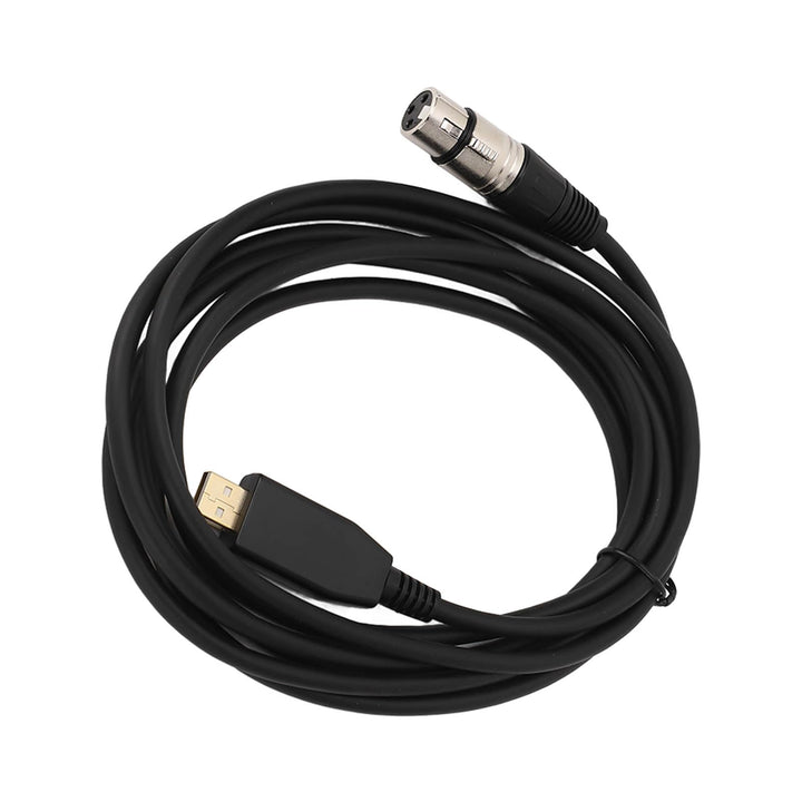 USB-zu-XLR-Mikrofon-Link-Konverterkabel, Langlebiges ABS-Material für Tonstudios