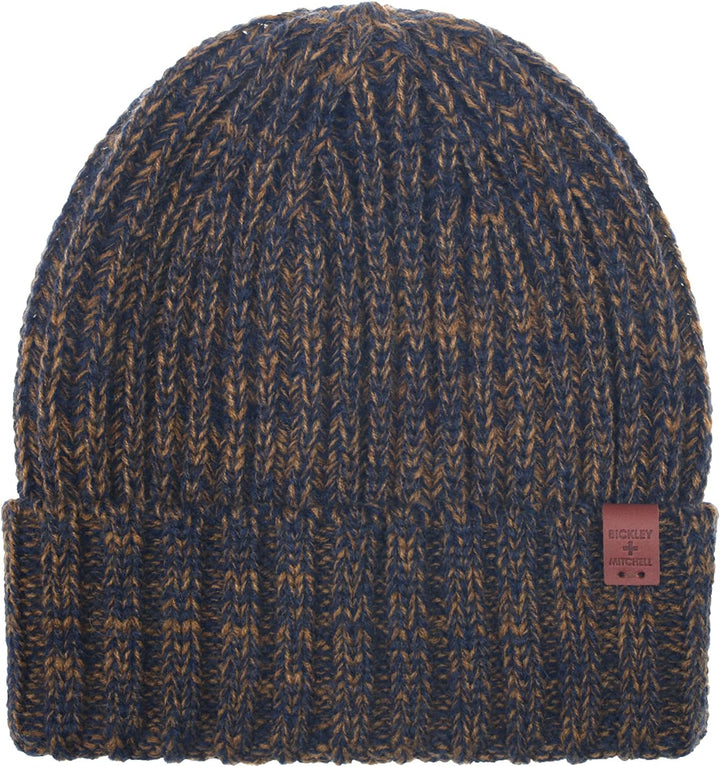 BICKLEY + MITCHELL Men's Basic Rib Mens 1003-01-10-187 Beanie Hat, Camel Twist, One Size