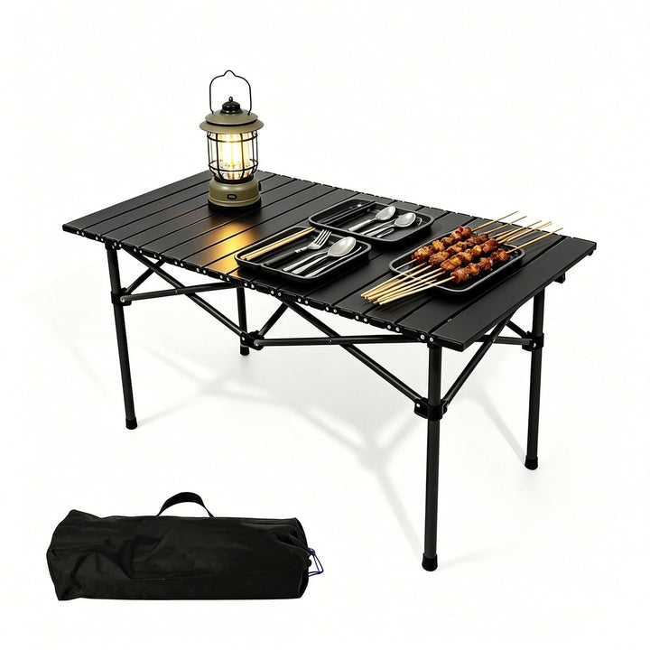 Campingtisch Klappbar, Klapptisch Camping, Campingtisch Faltbar mit Tasche für Picknick Kochen Wande