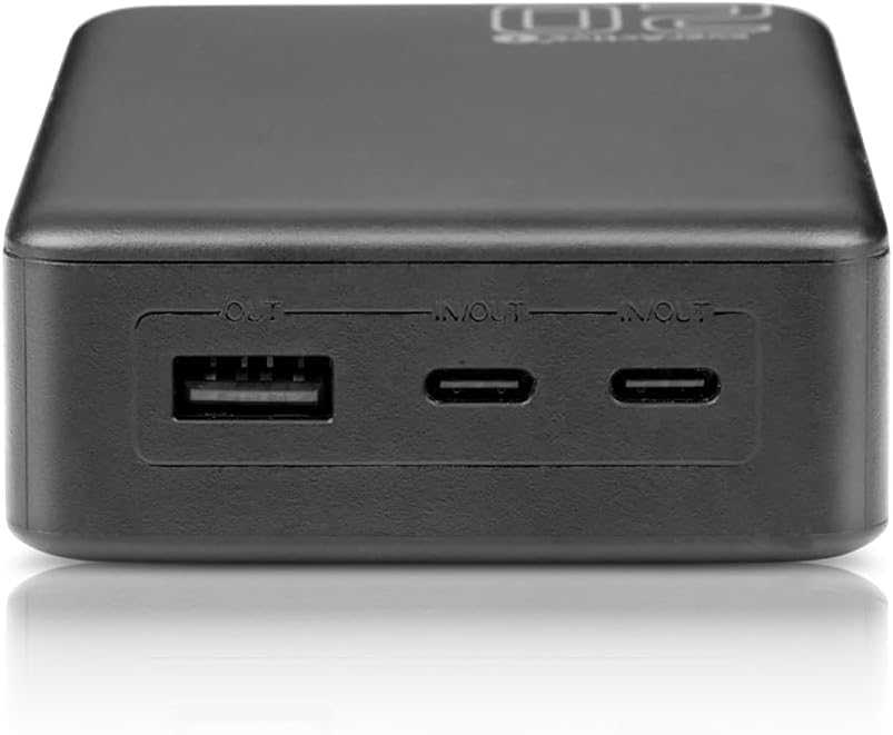 everActive Powerbank 20000mAh 20W USB C PD PPS QC4+ – Energy Bank EB-22QB – Externer Akku mit LCD Di