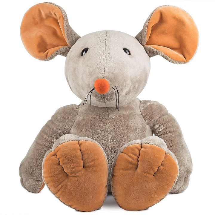 Schaffer 4754 - Plüsch Maus Eddi - Kuscheltier - Grösse (XL) 58 cm | Extra weich - Waschbar bei 30 °