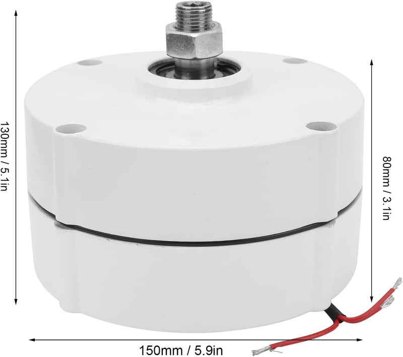 Dreiphasengenerator 400W, Seltenerd-NdFeB-Permanentmagnet-Elektromotorgenerator DIY-Wechselstromgene