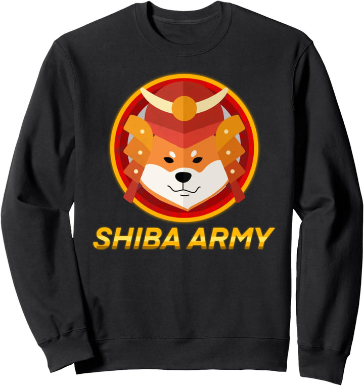 Shiba Army Shirt, Funny $SHIB Coin Shiba Inu Army Sweatshirt