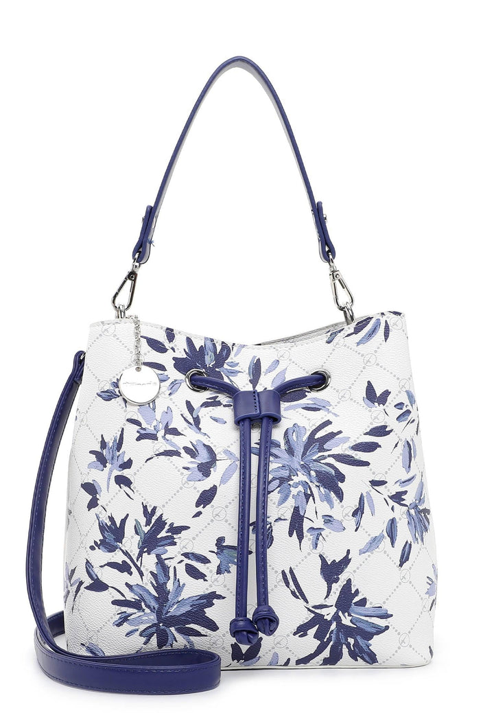 Tamaris Damen Schultertasche Kordelzug Umhängeriemen Anastasia Flower 32412 Flower 988, Flower 988