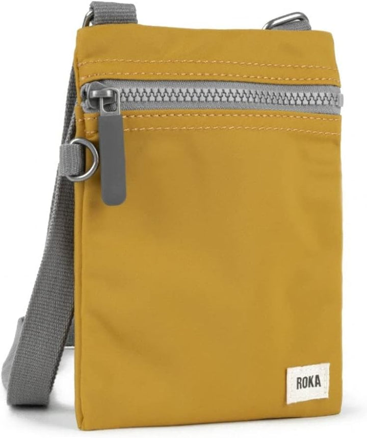 Roka London Chelsea Sling Pocket Bag Nylon Extra Small XS Corn, XS Corn