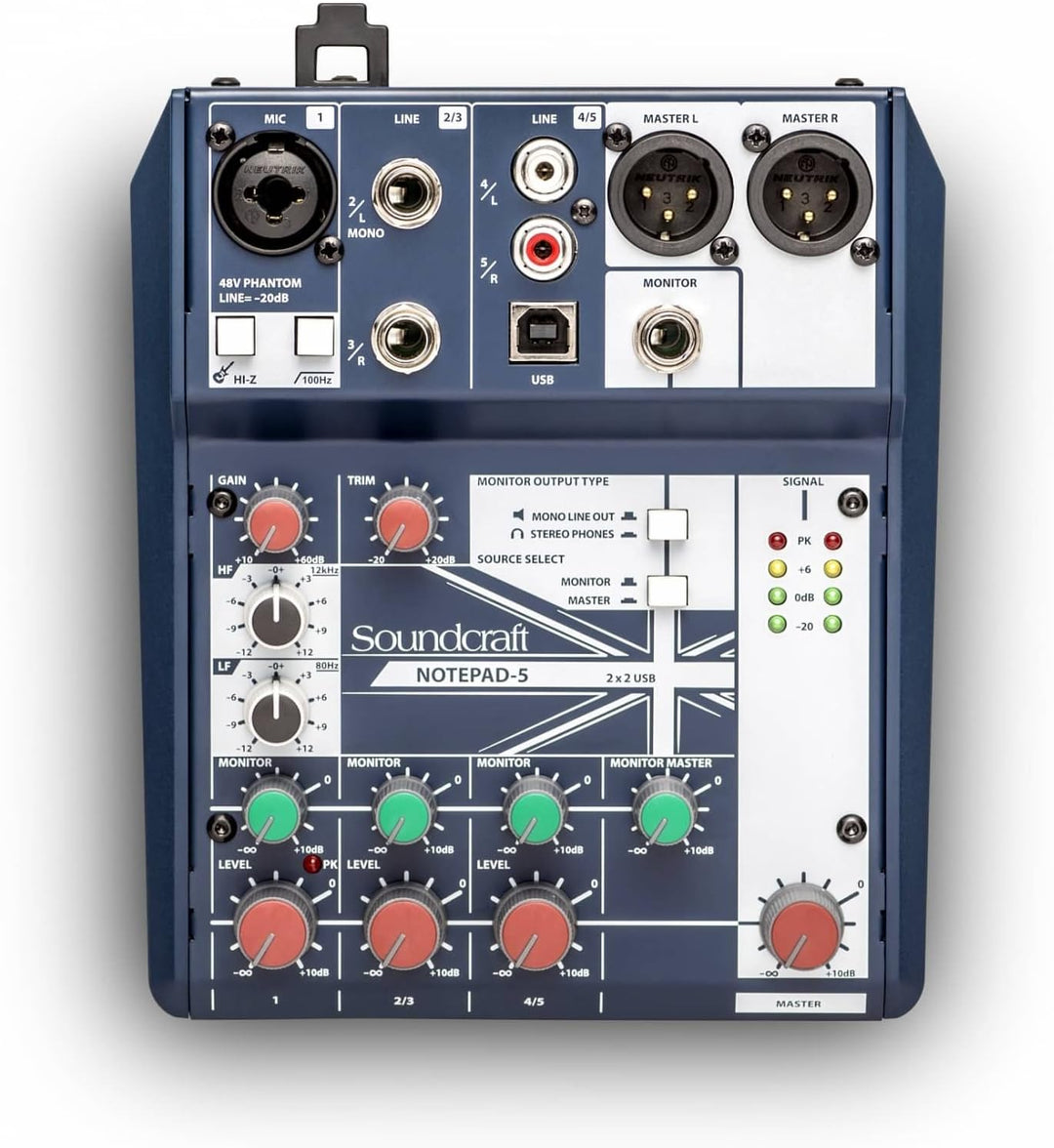 Soundcraft Notepad 5 Notepad 5 FX, Notepad 5 FX