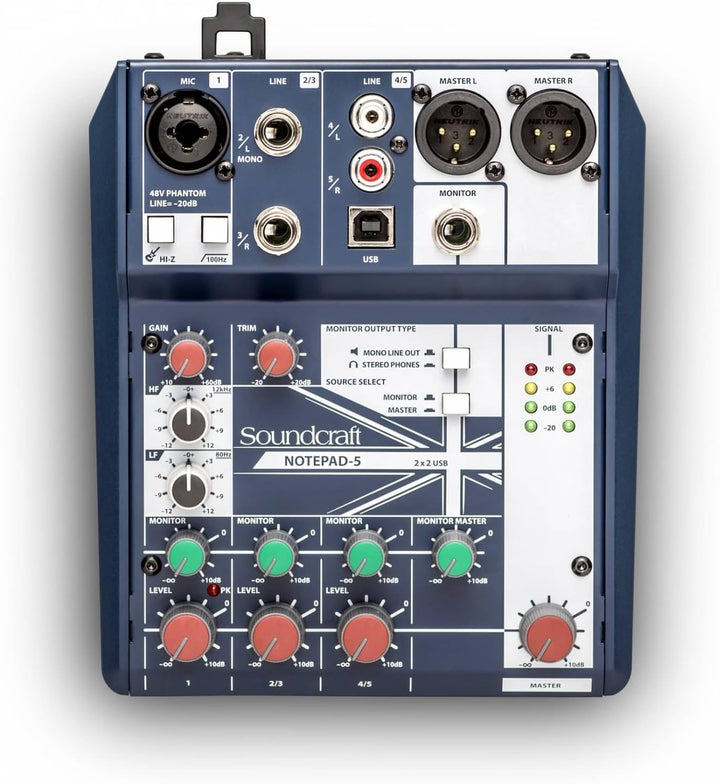 Soundcraft Notepad 5 Notepad 5 FX, Notepad 5 FX