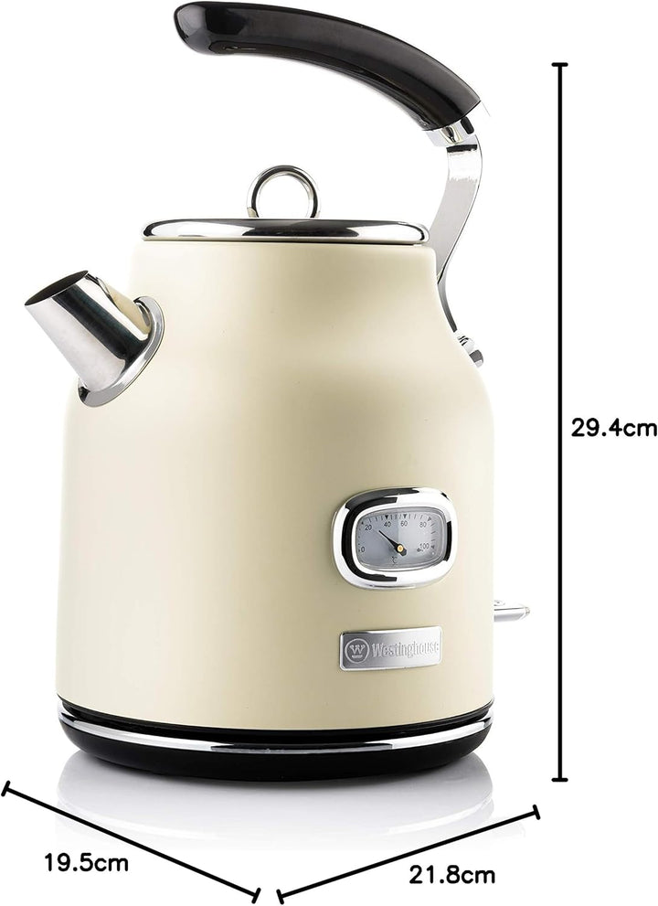 Westinghouse Lighting Retro Wasserkocher Kocher Für Wasser Mit Temperatur & Wasserstandsanzeige, Mit