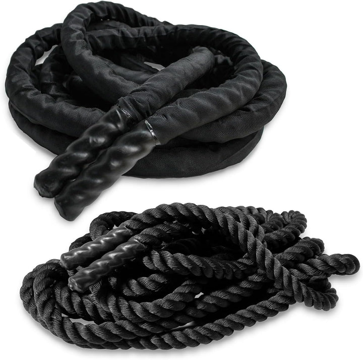Sport-Thieme Battle Rope | Hochwertiges Trainingsseil, Schwungseil für Indoor, Outdoor | Mit oder oh