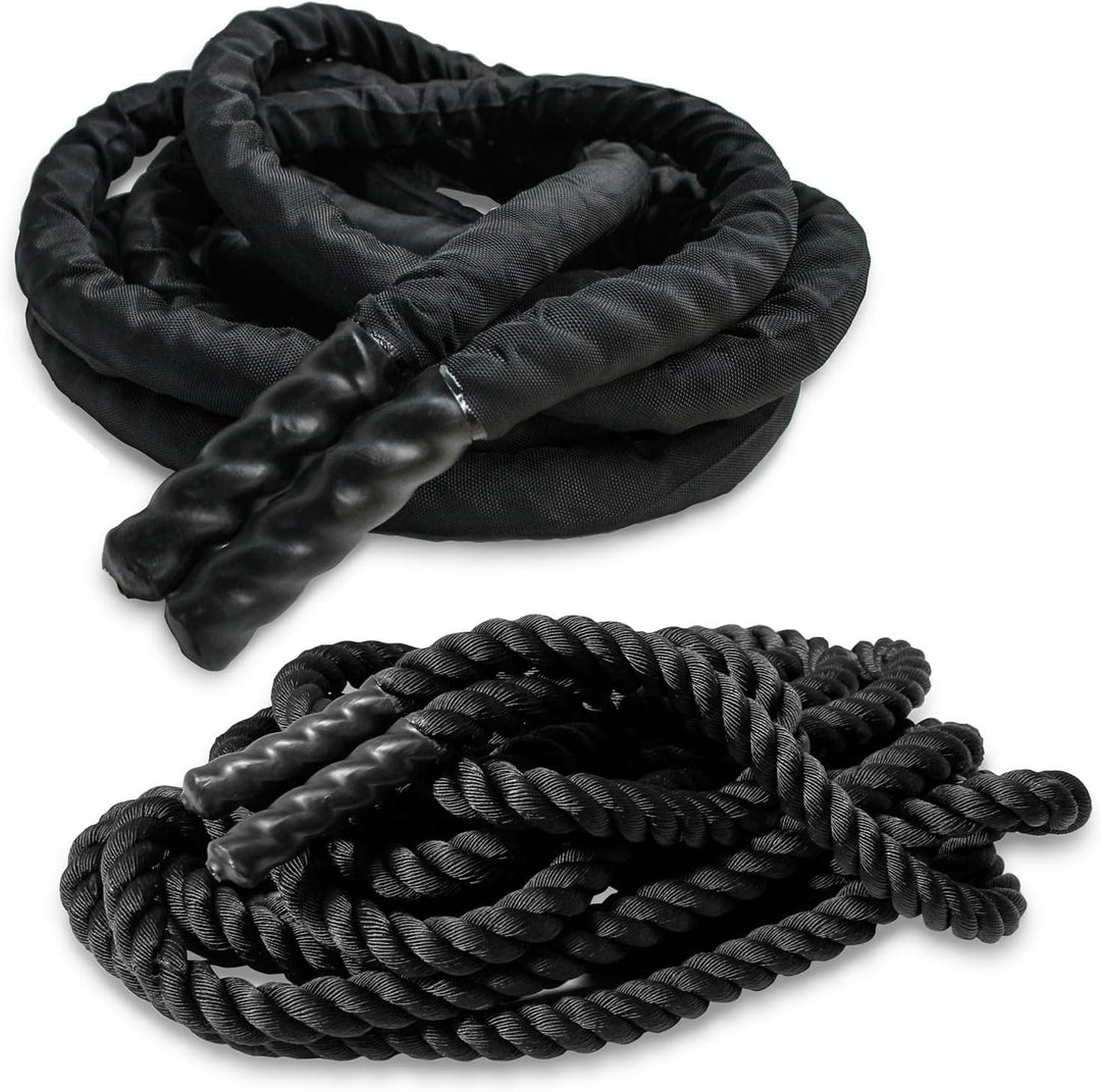 Sport-Thieme Battle Rope | Hochwertiges Trainingsseil, Schwungseil für Indoor, Outdoor | Mit oder oh