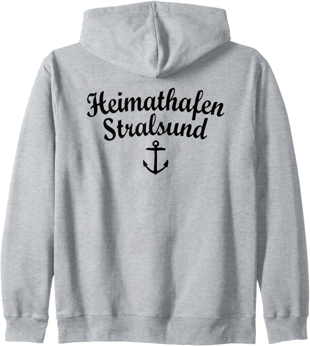 Heimathafen Stralsund (Schwarz) Stralsund Kapuzenjacke