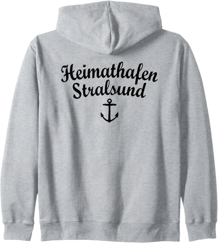 Heimathafen Stralsund (Schwarz) Stralsund Kapuzenjacke