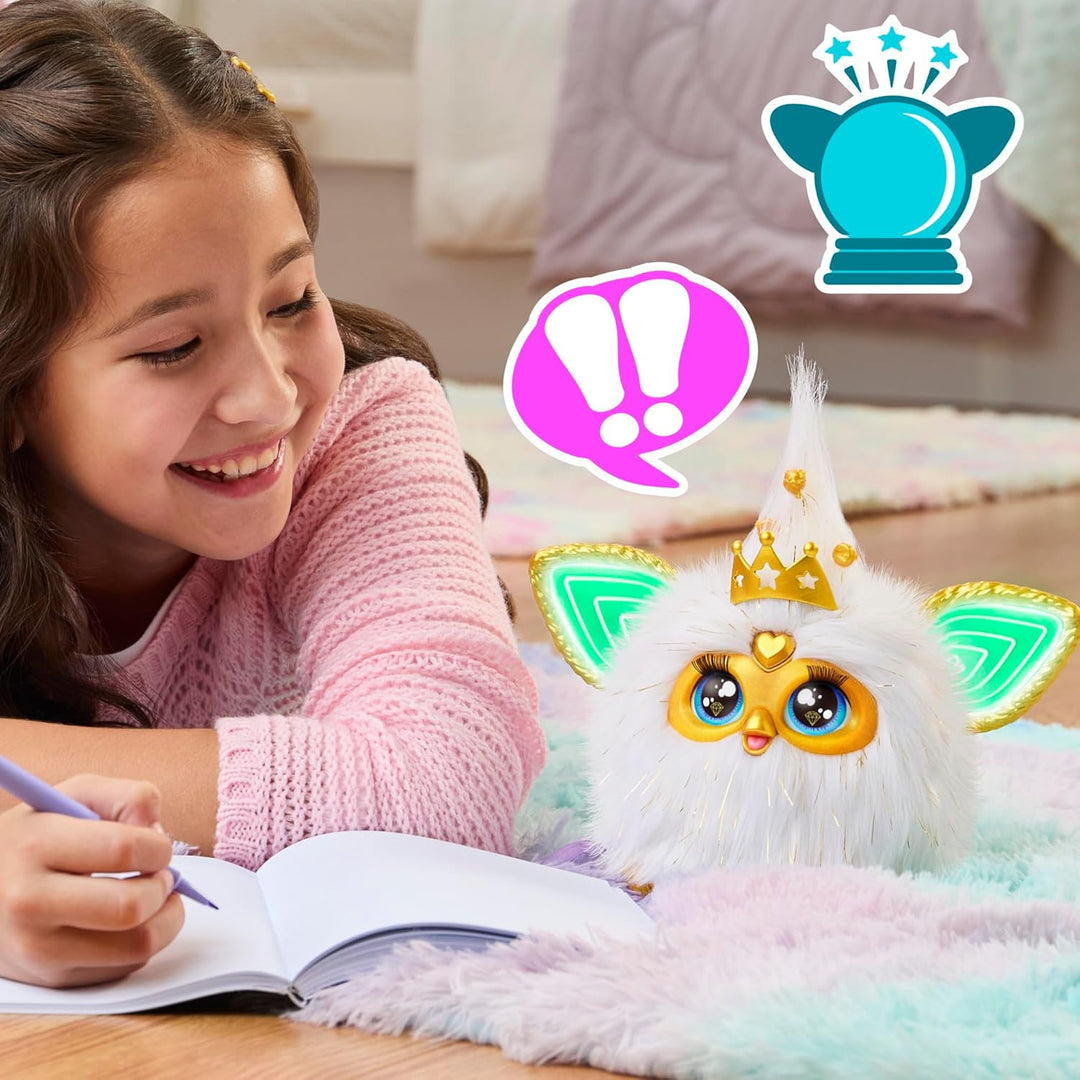 Hasbro Furby Gold Glam interaktives Plüschspielzeug