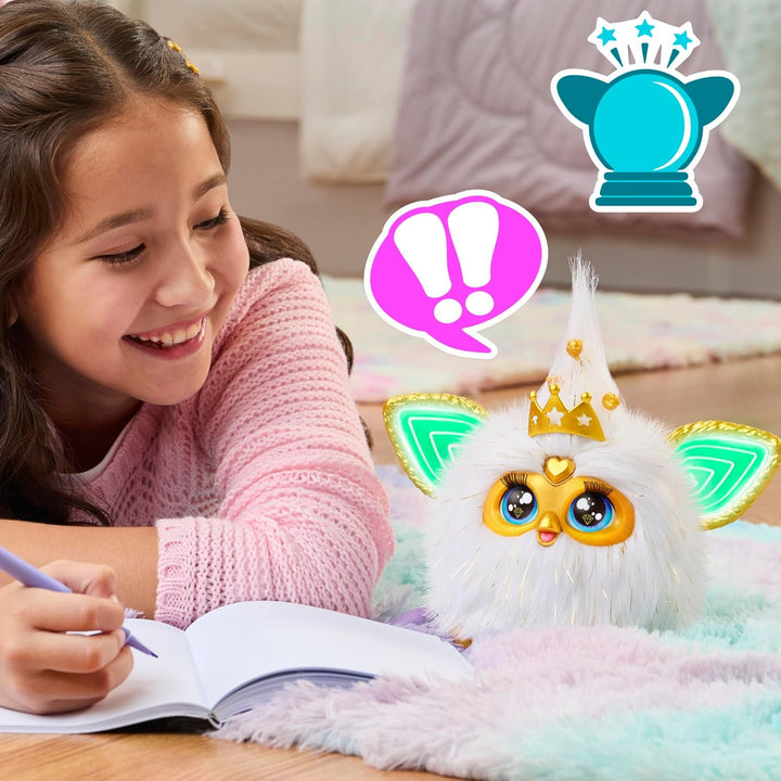Hasbro Furby Gold Glam interaktives Plüschspielzeug