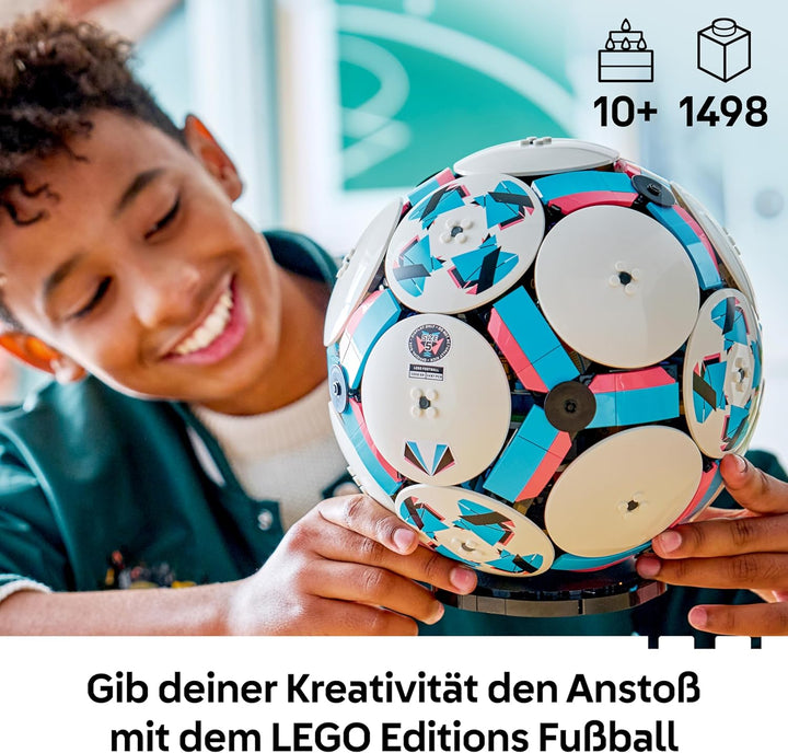 LEGO Editions Fussball Spielzeug - 3D Modellbau mit interaktivem Miniaturstadion - Geburtstagsgesche