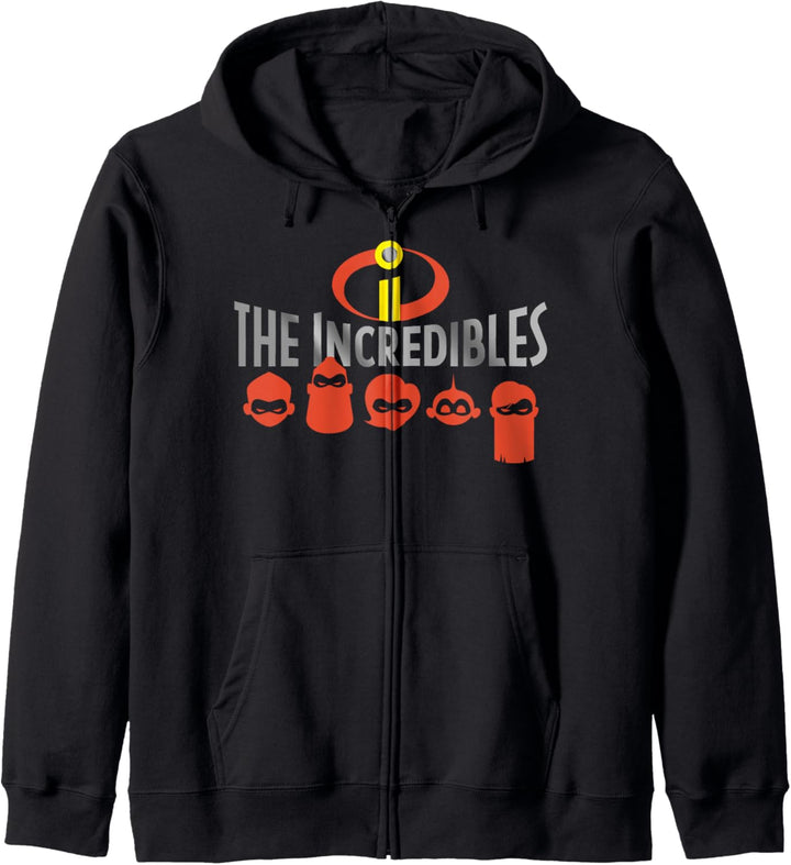 Disney Pixar Incredibles 2 Family Masks Titel Logo Kapuzenjacke