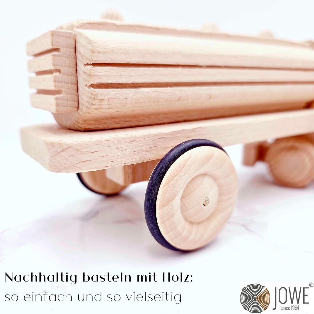 Holzrad aus Buche mit Gummireifen 140mm, 1 Stk - Räder aus Holz made in Austria 140 mm, 140 mm