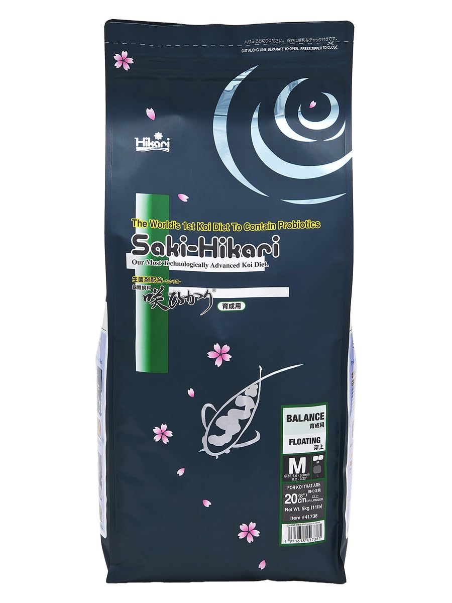 Saki-Hikari Balance Pellets 5 kg Floating M Koifutter (Basic Diet)