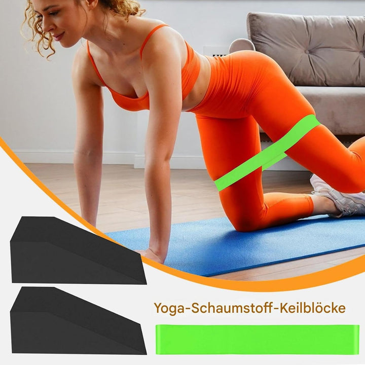 Schaumkeilblöcke, Übungskeil Professionelle nicht rutschfreundliche Squat | Leichtes Kälberstrecker