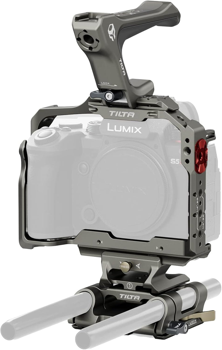 Tilta Full Camera Cage Basic Kit Kompatibel mit S5 II/S5 IIX/G9 II, Aluminiumlegierung Kamera-Videok