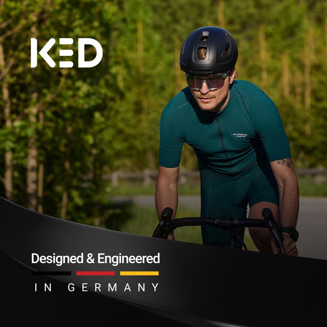 KED Fahrradhelm Reach DT-1 MIPS für Alltag und Commuter Grey Matt M (54-58 cm), Grey Matt M (54-58 c
