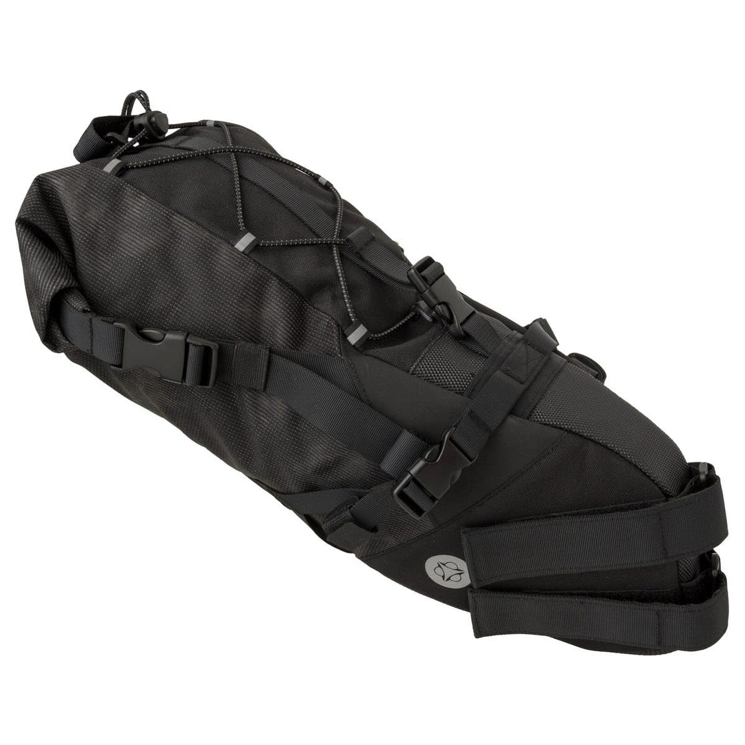 AGU Seat-Pack Satteltasche Fahrrad, 10L Fahrradtasche Sattel für Bikepacking, Wasserabweisend, Refle
