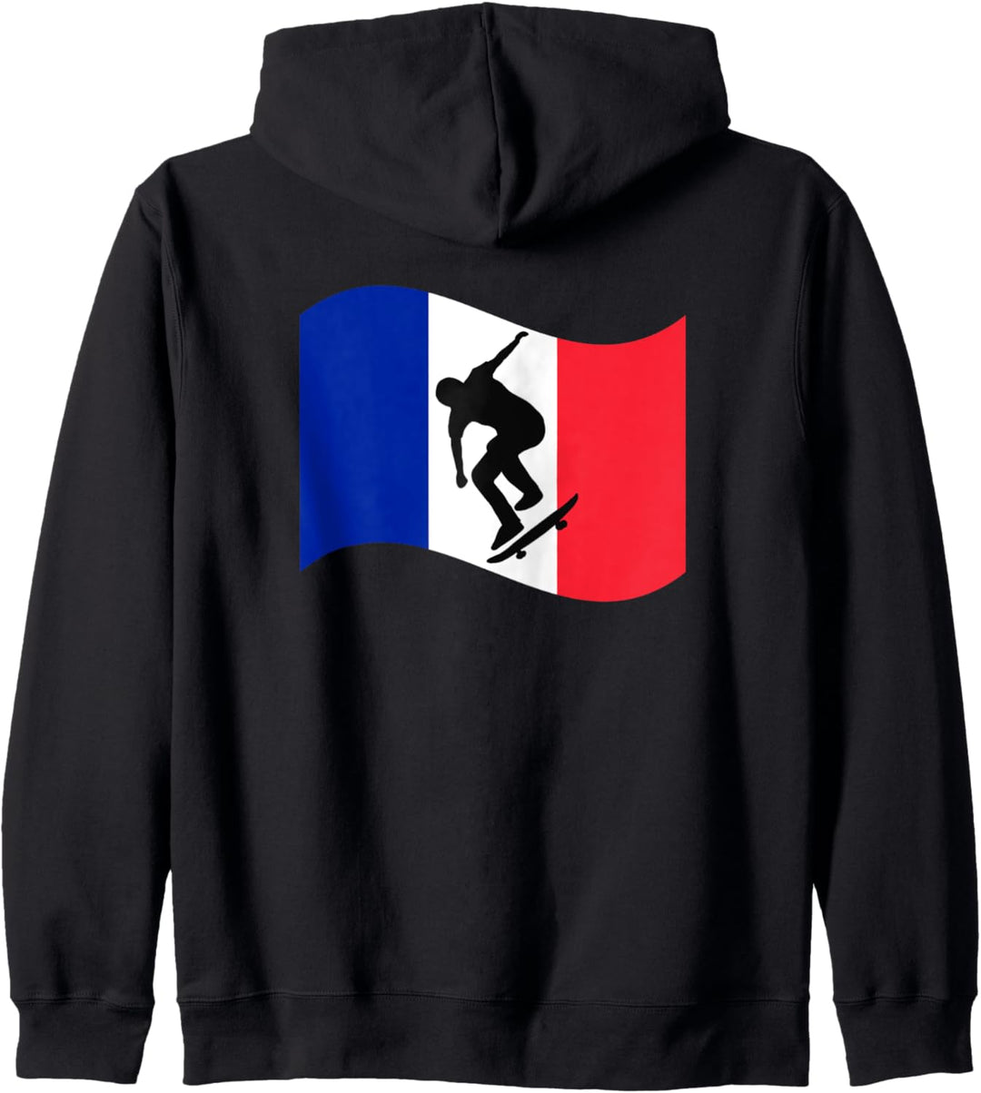 Frankreich Flagge Skateboarder Skateboarder Sport Skateboarder Kapuzenjacke