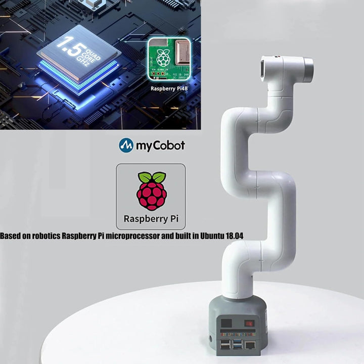 Elephant Robotics myCobot 280 Pi-kompatibler 6-Achsen-Roboterarm, kollaborativer, gelenkiger 6DOF-Me