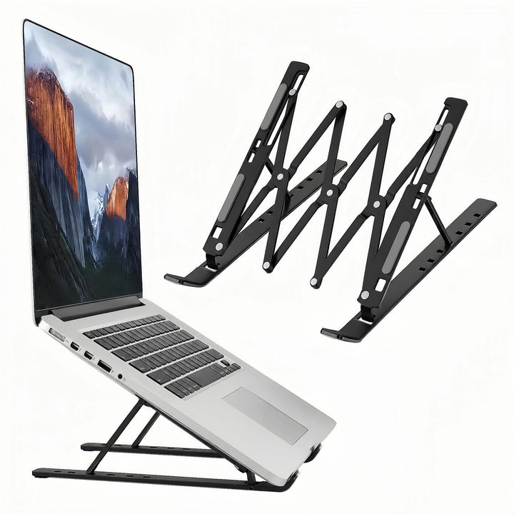 Laptop ständer aus Aluminium,Faltbarer,belüfteter Halter,laptopständer höhenverstellbar,Ergonomisch