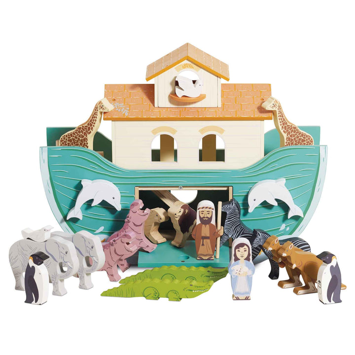 Le Toy Van – Pädagogische Rollenspiel-Arche aus Holz | Für Mädchen & Jungen | Geeignet für Kinder ab