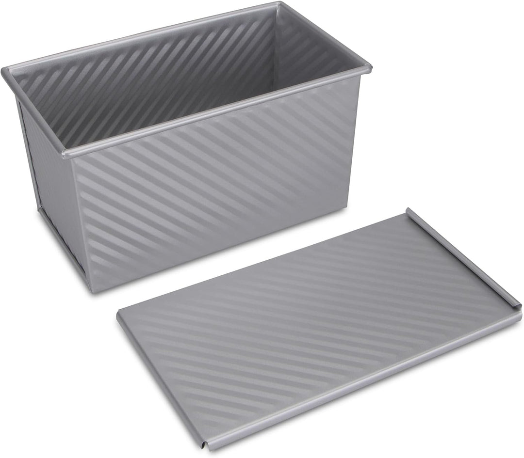 Städter we love baking Toastbrotform mit Deckel, 21,5 x 12 cm, Antihaftbeschichtung, PFAS frei, Temp