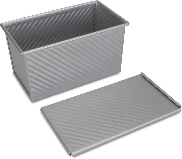 Städter we love baking Toastbrotform mit Deckel, 21,5 x 12 cm, Antihaftbeschichtung, PFAS frei, Temp