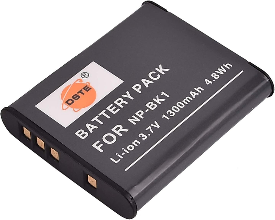DSTE®（2 Pack） Ersatz Batterie und DC16E Reise Ladegerät Compatible für Sony NP-BK1 Bloggie MHS-CM5 M
