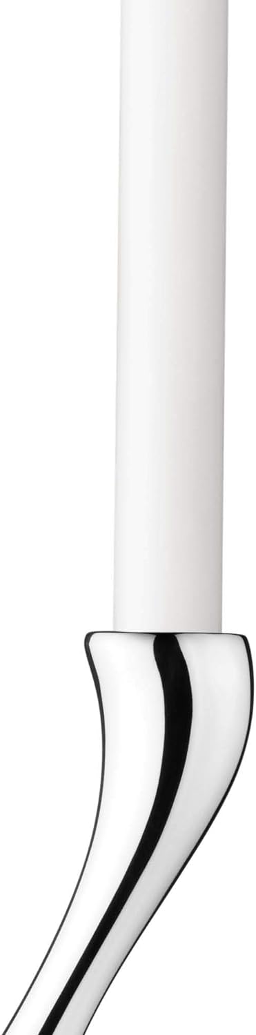 Georg Jensen Cobra Kerzenständer Edelstahl, Set von 3 Steel Silver, Steel Silver